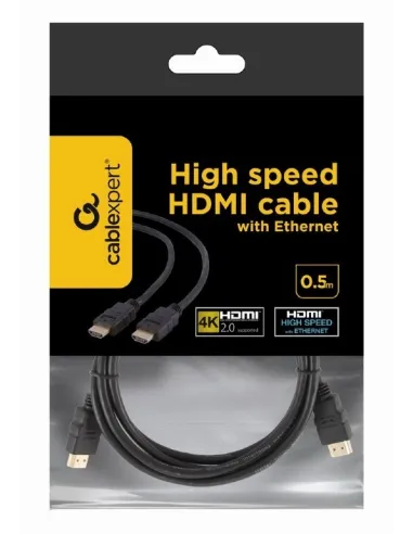 Gembird CC-HDMI4-0.5M Cable HDMI Macho/Macho 0.5m Negro