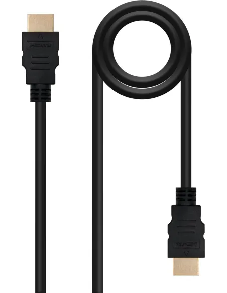 Nanocable 10.15.1701 Cable HDMI Alta Velocidad con Ethernet V1.4 Macho/Macho 1.5M Negro
