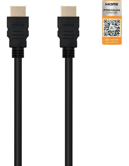 Nanocable 10.15.3602 Cable HDMI v2.0 4K Macho/Macho 2m Negro