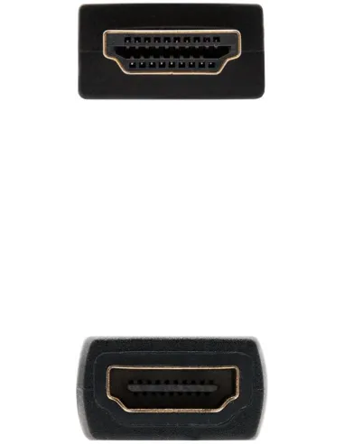 Nanocable 10.15.1013 Cable HDMI 2.0 Prolongador M/H 3M Negro