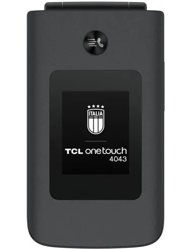 TCL OneTouch 4043 Teléfono para Personas Mayores Negro