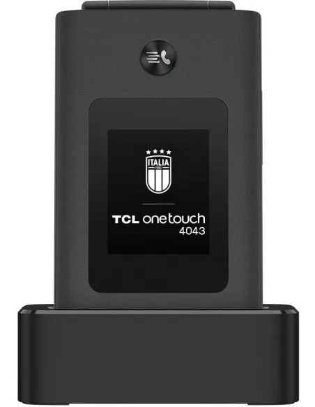 TCL OneTouch 4043 Teléfono para Personas Mayores Negro
