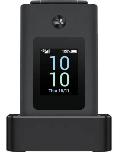 TCL OneTouch 4043 Teléfono para Personas Mayores Negro