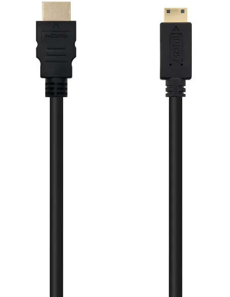 Nanocable 10.15.0902 Cable HDMI a Mini HDMI A-M/C-M 1.8m Negro