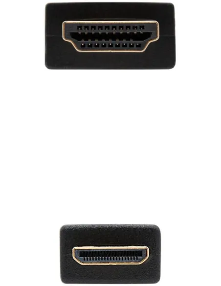 Nanocable 10.15.0902 Cable HDMI a Mini HDMI A-M/C-M 1.8m Negro