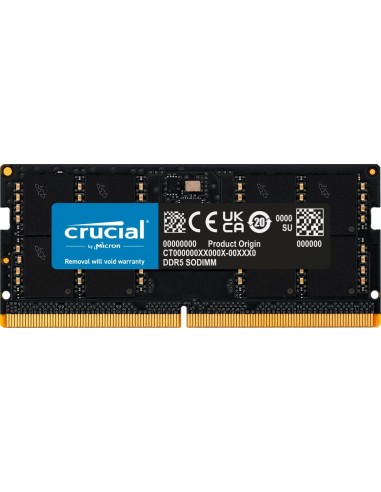 Crucial CT8G48C40U5 DDR5 5200MHz 8GB CL42 Negra