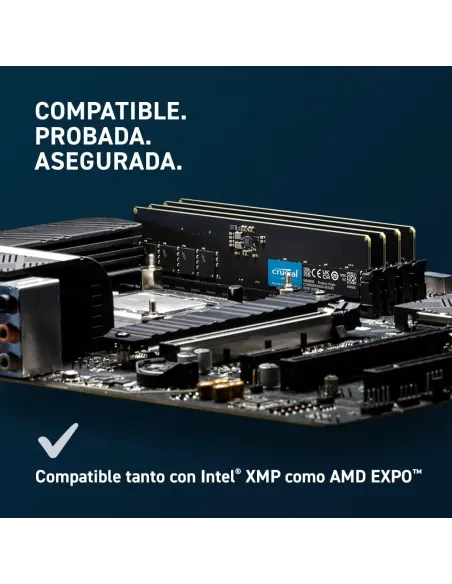 Crucial CT8G48C40U5 DDR5 5200MHz 8GB (1x8GB) CL42 Negra