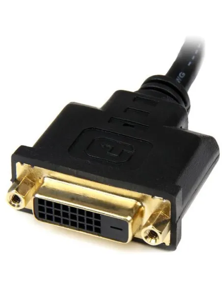 Startech Adaptador DisplayPort a HDMI/DVI Macho/Hembra  Negro