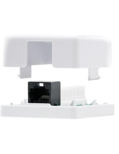 Nanocable 10.21.1501 Roseta de Superficie RJ45 con 1 Toma de Cat.6 UTP Blanco