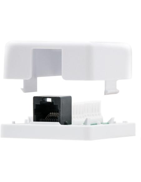 Nanocable 10.21.1501 Roseta de Superficie RJ45 con 1 Toma de Cat.6 UTP Blanco