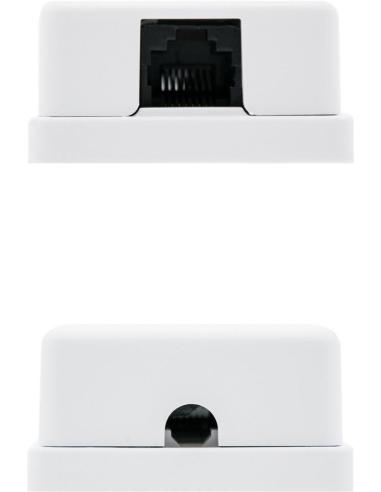 Nanocable 10.21.1501 Roseta de Superficie RJ45 con 1 Toma de Cat.6 UTP Blanco