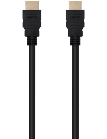 Nanocable 10.15.3802 HDMI V2.0 4K@60Hz Macho a Macho 2M Negro
