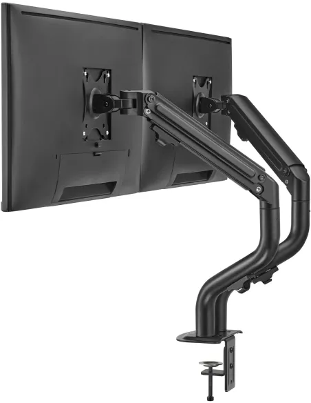 Ewent EW1534 Soporte de Escritorio para Monitor Doble de 17" a 32" Negro