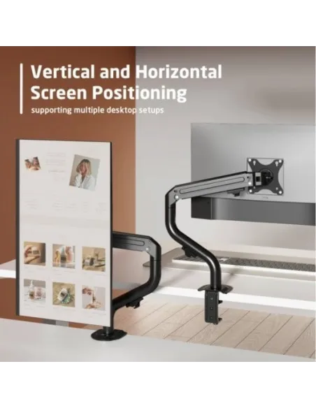 Ewent EW1533 Soporte de Escritorio para Monitores de 17" a 32" Negro