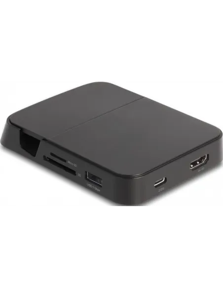 Delock 88018 Docking Station 6 puertos USB-C/USB-A/HDMI/microSD/SD Negro