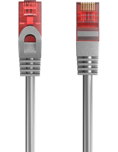 Ewent IM1006 Cable de Red RJ45 Cat 6 U/UTP 1m Gris