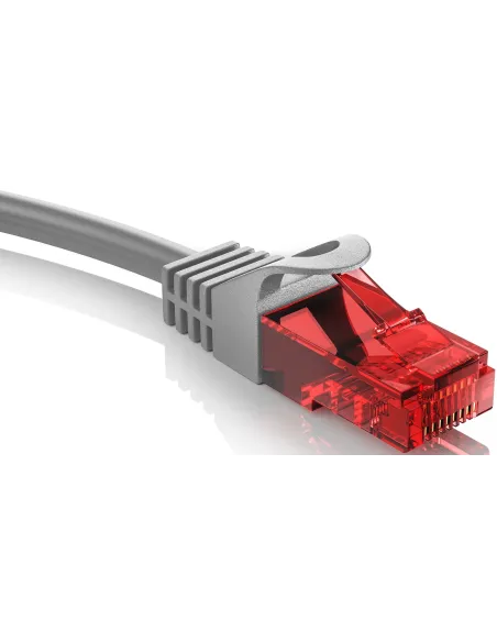 Ewent IM1006 Cable de Red RJ45 Cat 6 U/UTP 1m Gris
