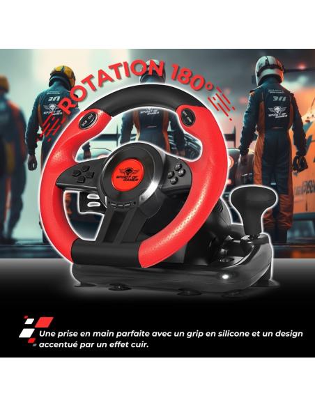 Spirit of Gamer RACE WHEEL PRO 1 Volante + Pedales para PC