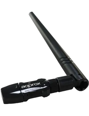 Approx APPUSB600DA Adaptador Inalámbrico USB WiFi 4 Banda Única Negro