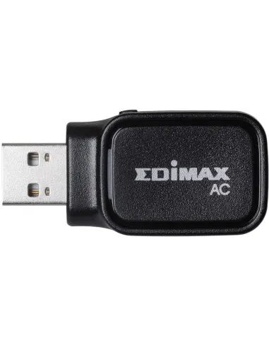 Edimax EW-7611UCB Adaptador Inalámbrico USB AC600 WiFi Bluetooth 4.0 Doble Banda Negro