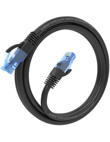 Aisens A135-0844 Cable de Red RJ45 Cat.6 UTP 1.5m Negro