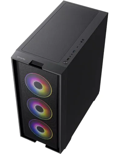 Hiditec H2 AIR ARGB Torre con Cristal Templado Negra