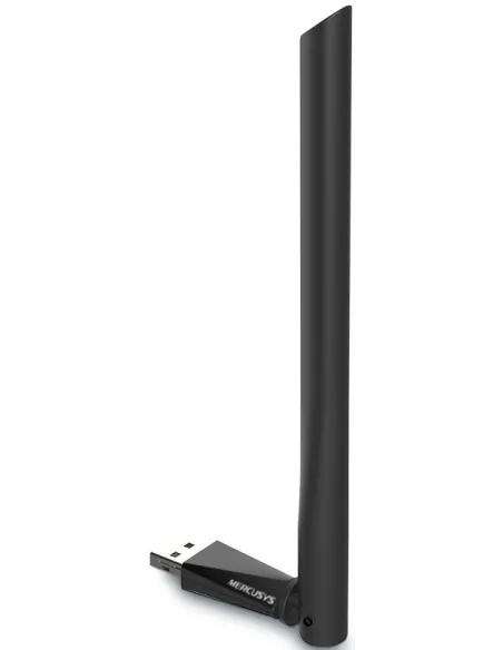Mercursys MU6H Adaptador Inalámbrico USB AC650 Wifi 5 Doble Banda Negro