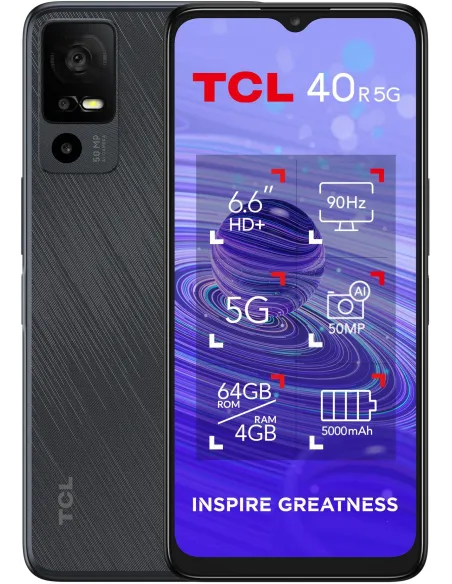 TCL 40R 4/128GB Negro