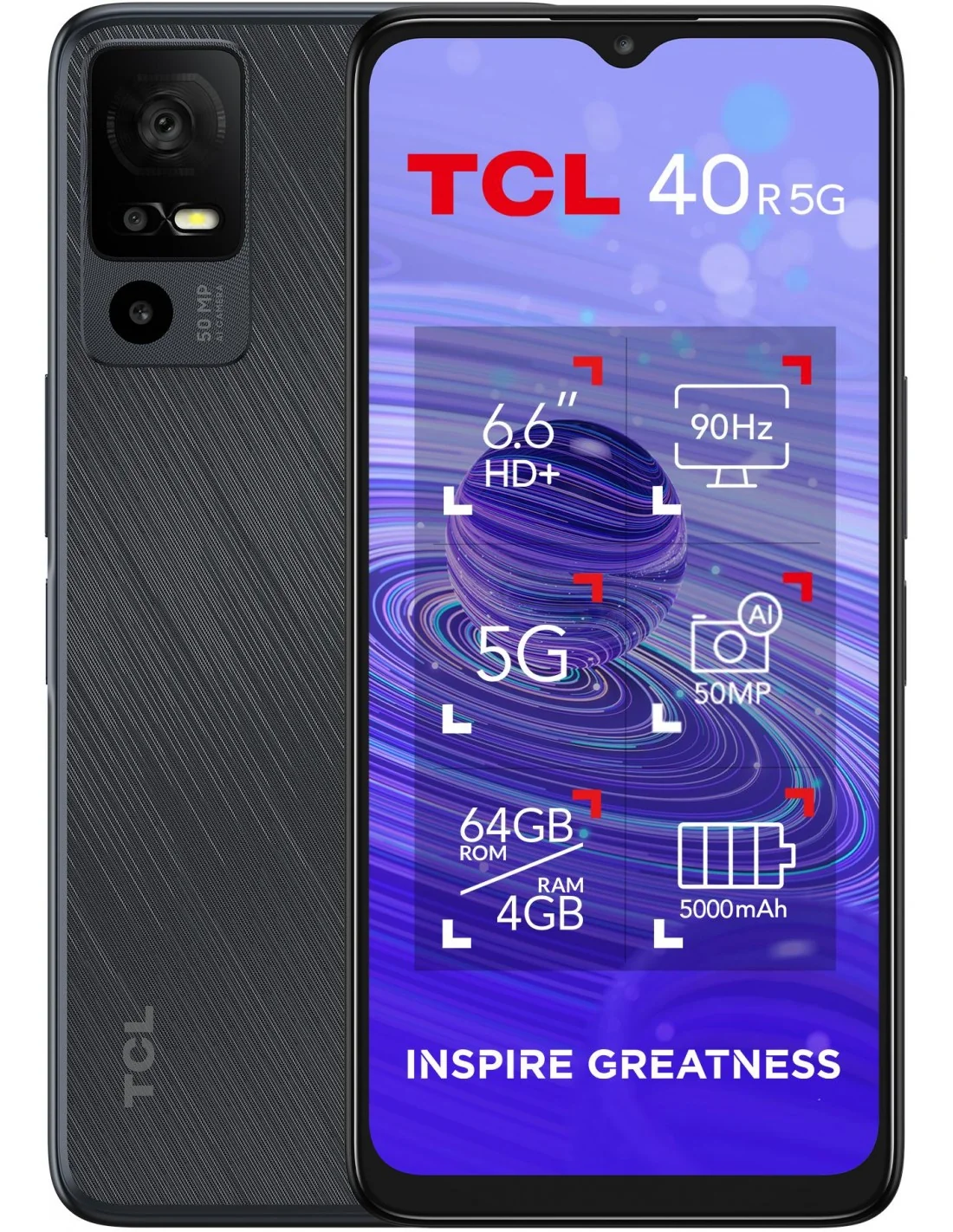 TCL 40R 4/128GB Negro