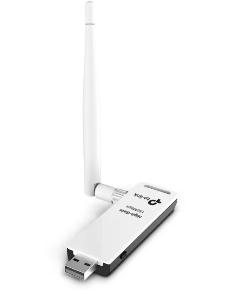 tp-Link TL-WN722N Adaptador Inalámbrico USB-A Wifi 4 Banda Única Blanco