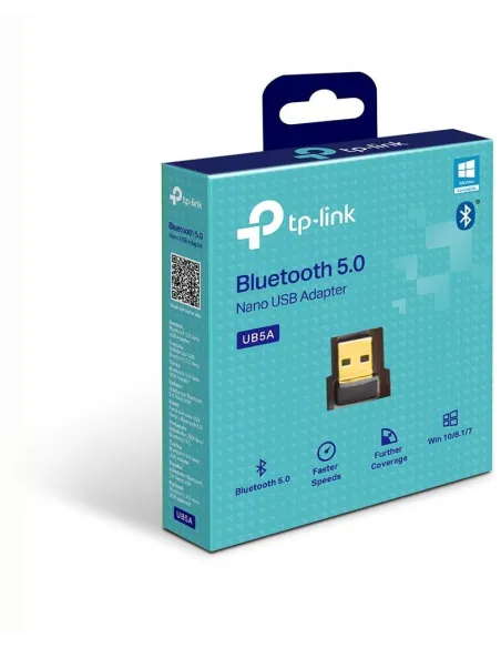 TP-Link UB5A Nano Adaptador USB Inalámbrico 2.0 Bluetooth 5.0 Banda Única Negro