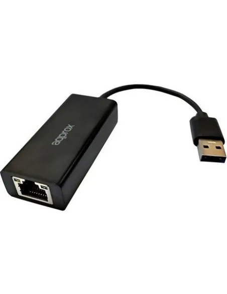 Approx APPC07V3 Adaptador USB-C a RJ-45 Ethernet Negro