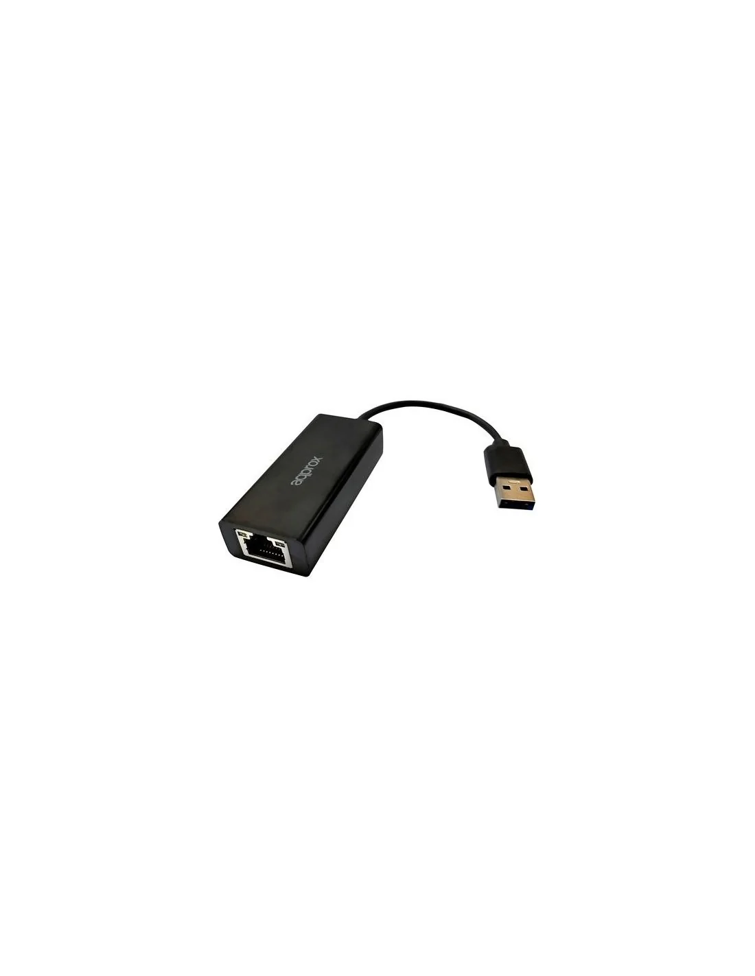 Approx APPC07V3 Adaptador USB-C a RJ-45 Ethernet Negro