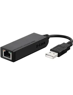 D-Link DUB-E100 Adaptador USB 2.0 a RJ-45 Ethernet Negro-NADACA0186