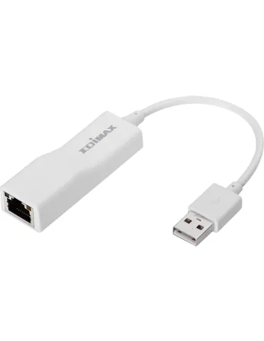 Edimax EU-4208 Adaptador USB-A a RJ-45 Ethernet Rápido 15 cm Blanco