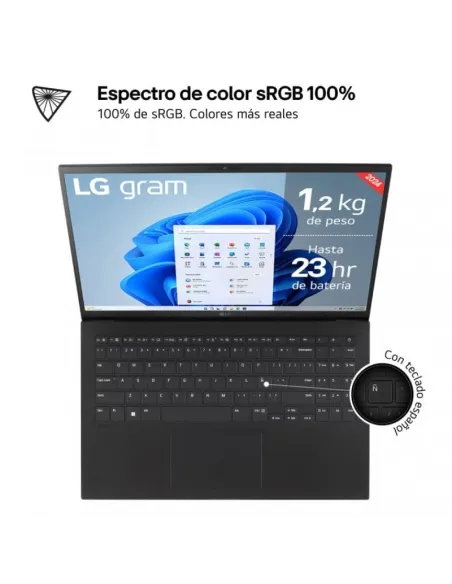 LG Gram 14Z90S-G.AD78B Intel Evo Core Ultra 7-155H/32GB/1TB SSD/14" W11 Home