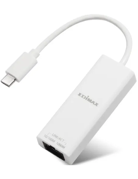 Edimax EU-4306C Adaptador USB-C a RJ-45 Ethernet Gigabit 15 cm Blanco
