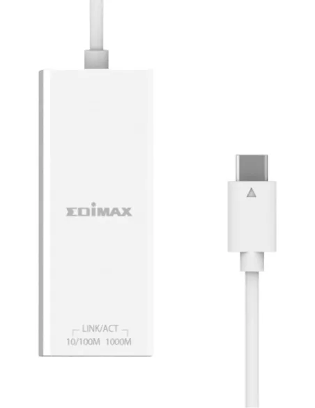 Edimax EU-4306C Adaptador USB-C a RJ-45 Ethernet Gigabit 15 cm Blanco