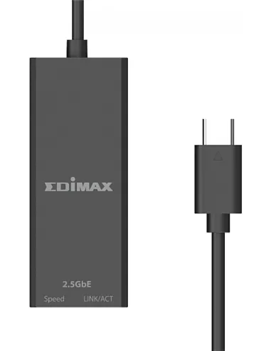 Edimax EU-4307 V2 Adaptador USB-C a RJ-45 Ethernet Gigabit Negro