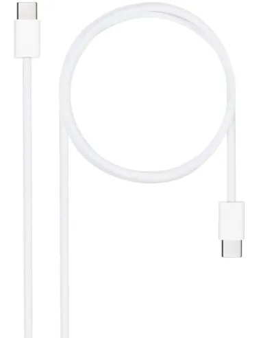 Nanocable 10.01.6002-CO Cable USB-C 2.0 2M Blanco