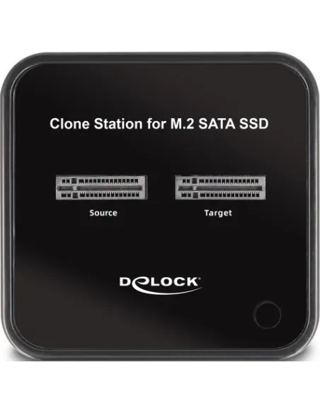 Delock 64178 Adaptador Discos Duros SATA a SSD/M.2 Negro