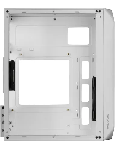 Mars Gaming MCS2W Caja PC Micro-ATX Ultra-Compacta 2x Ventilador FRGB USB 3.0 Ventana Blanco