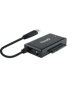 TooQ TQHDA-01A Adaptador para Discos Duros 2.5"/3.5" SATA a USB 3.0 con Alimentador-AAACET0258