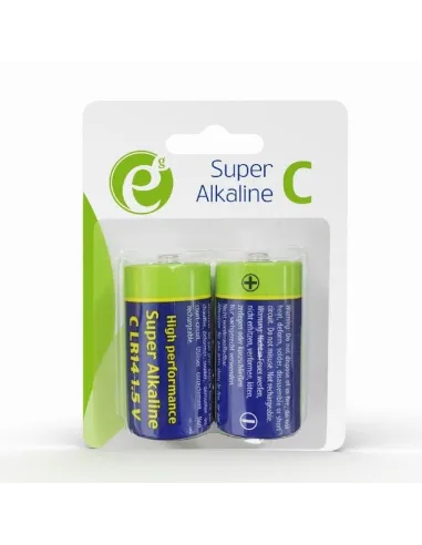Gembird EG-BA-LR14-01 Pack 2 Pilas Alcalinas C-cell LR14 1.5V