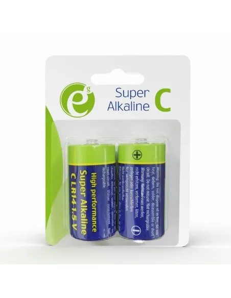 Gembird EG-BA-LR14-01 Pack 2 Pilas Alcalinas C-cell LR14 1.5V
