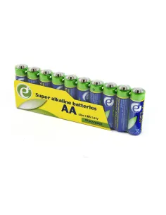 Gembird EG-BA-AAASA-01 Pack 10 Pilas AAA Súper Alcalinas-EG-BA-AAASA-01