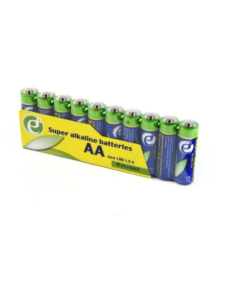 Gembird EG-BA-AAASA-01 Pack 10 Pilas AAA Súper Alcalinas