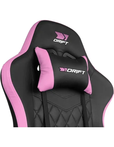 DRIFT DR35 Silla Gaming Negra/Rosa Fucsia
