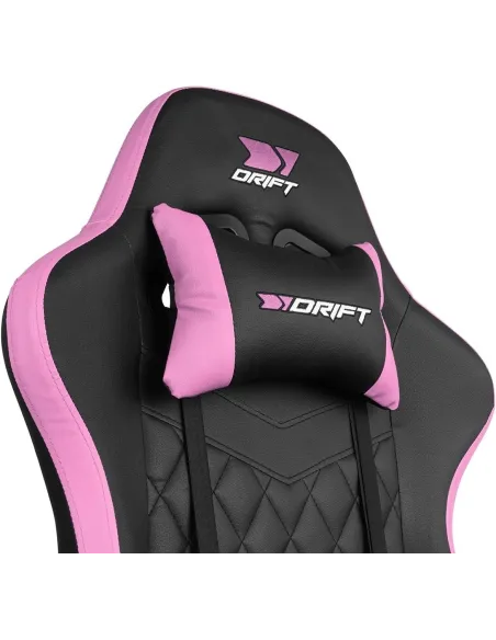 DRIFT DR35 Silla Gaming Negra/Rosa Fucsia