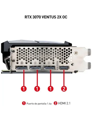 MSI GeForce RTX 3070 VENTUS 2X OC 8GB GDDR6